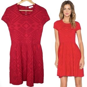 Parker Meena Dress in Carmine H34